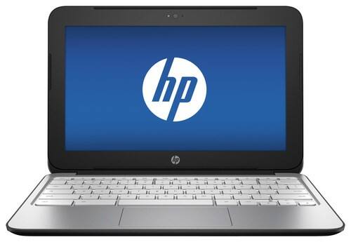 HP - G2 11.6" Chromebook - Samsung Exynos - 2GB Memory - 16GB Solid State Drive - Black - Larger Front