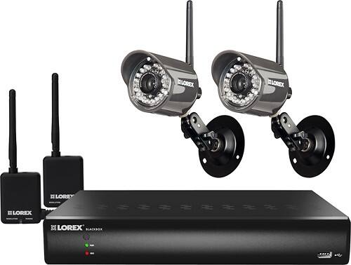 Lorex LH014501C2WB VANTAGE 4-Channel, 2-Camera Indoor/Outdoor Wireless Security System