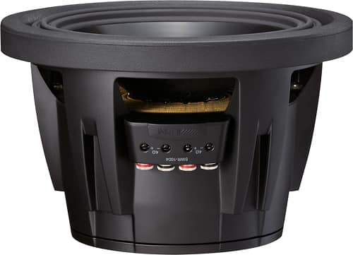 Alpine - Type-R 10" Dual-Voice-Coil 8-Ohm Subwoofer - Black - Angle