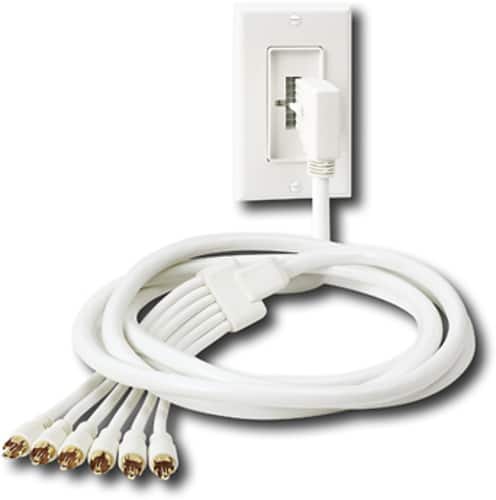 Bose® - Speaker Wire Adapter Kit - White - Larger Front