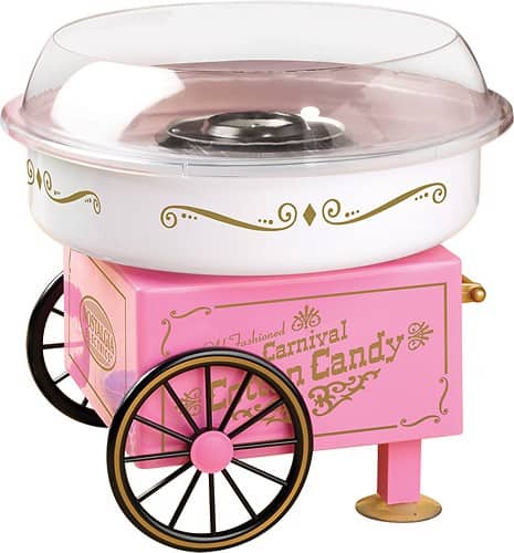Nostalgia Electrics - Vintage Collection Hard and Sugar-Free Candy Cotton Candy Maker - Larger Front