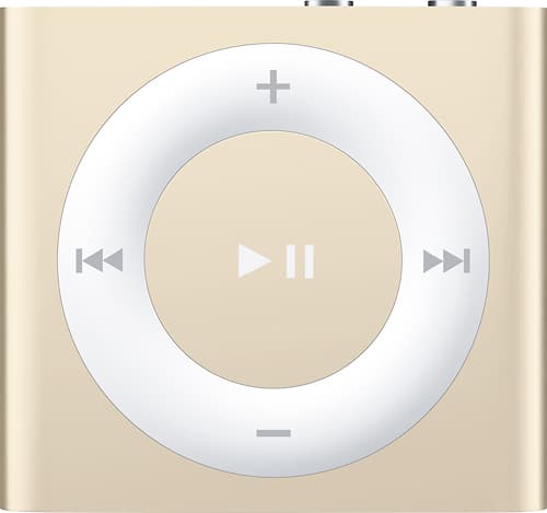 Apple - iPod shuffle® 2GB MP3 Player (6th Generation - Latest Model) - Gold - Larger Front