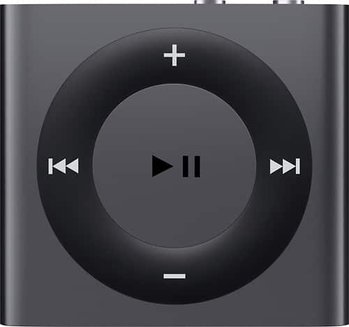 Apple - iPod shuffle® 2GB MP3 Player (6th Generation - Latest Model) - Space Gray - Larger Front