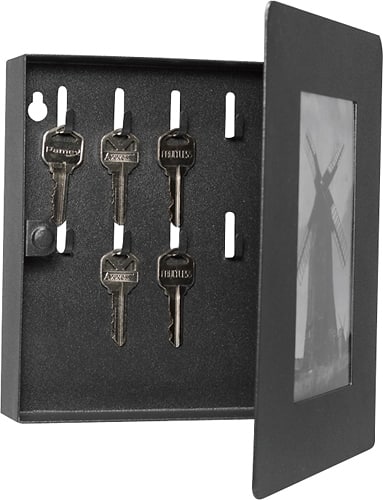 Barska - 4" x 6" Steel Photo Frame - Black - Alternate View 1