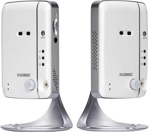 Lorex - Vantage Stream Wireless IP Surveillance Cameras (2-Pack) - Larger Front