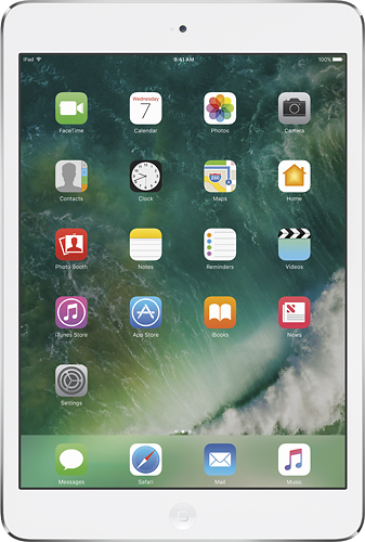 Apple - iPad® mini 2 with Wi-Fi - 16GB - Silver - Larger Front