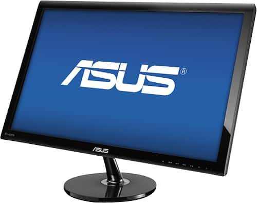 Asus - 27" Widescreen Flat-Panel LED HD Monitor - Black - Angle