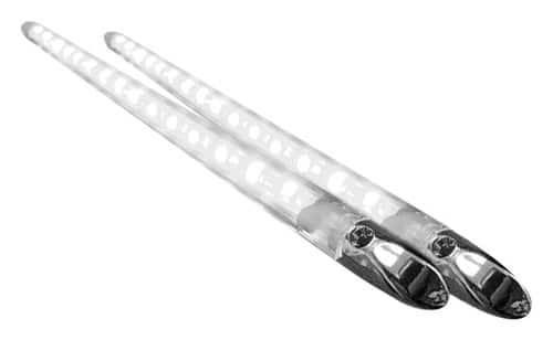 RaceSport - 13" LED Light Strips (2-Pack) - White - Larger Front
