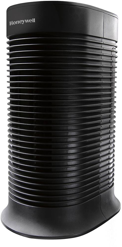 Honeywell - True Compact Tower Air Purifier - Black - Left Zoom