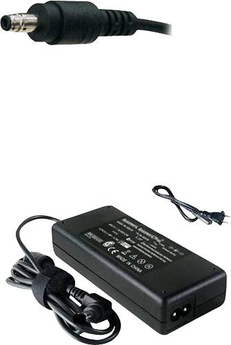 Laptop Battery Pros - 65W AC Power Adapter for Select HP Laptops - Black - Larger Front