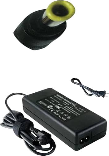 Laptop Battery Pros - 90W AC Power Adapter for Select IBM Laptops - Black - Larger Front