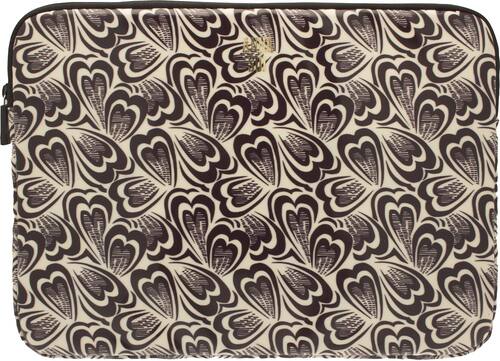 Anna Sui - Hearts Laptop Sleeve - Cream/Black - Larger Front