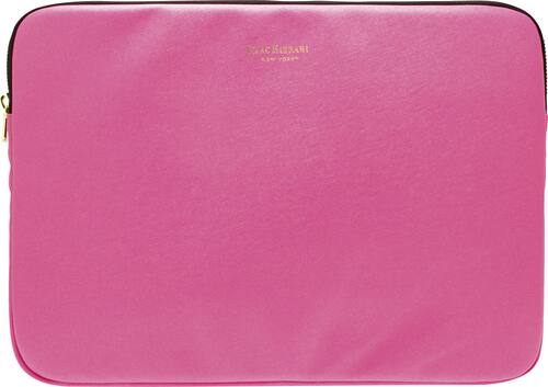 Isaac Mizrahi - Solid Laptop Sleeve - Pink - Larger Front