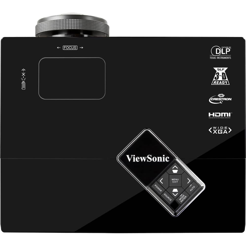 Best Buy Viewsonic Networkable Wxga Dlp Projector Black Pjd Ws