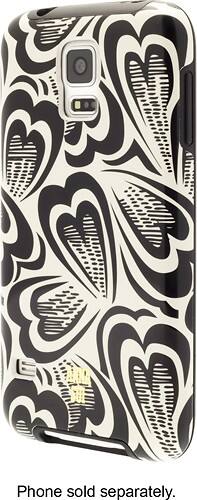 Anna Sui - Case for Samsung Galaxy S 5 Cell Phones - Black/Cream - Larger Front