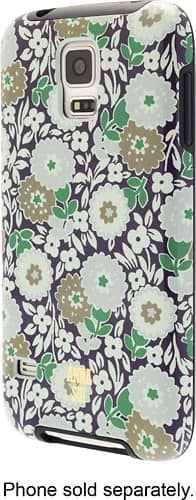 Anna Sui - Case for Samsung Galaxy S 5 Cell Phones - Green - Larger Front