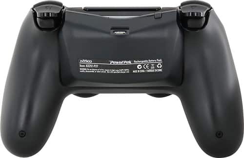 Nyko - PowerPak Extended Battery Pack for PlayStation 4 DUALSHOCK 4 Controllers - Black - Larger Front