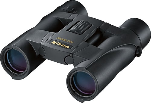Nikon - ACULON A30 10x25 Binoculars - Black - Angle
