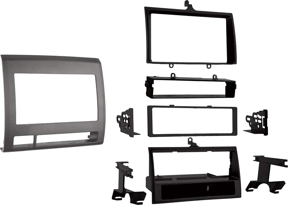 Metra - Pocket Installation Kit for Select Toyota Tacoma Trucks - Black - Angle Zoom