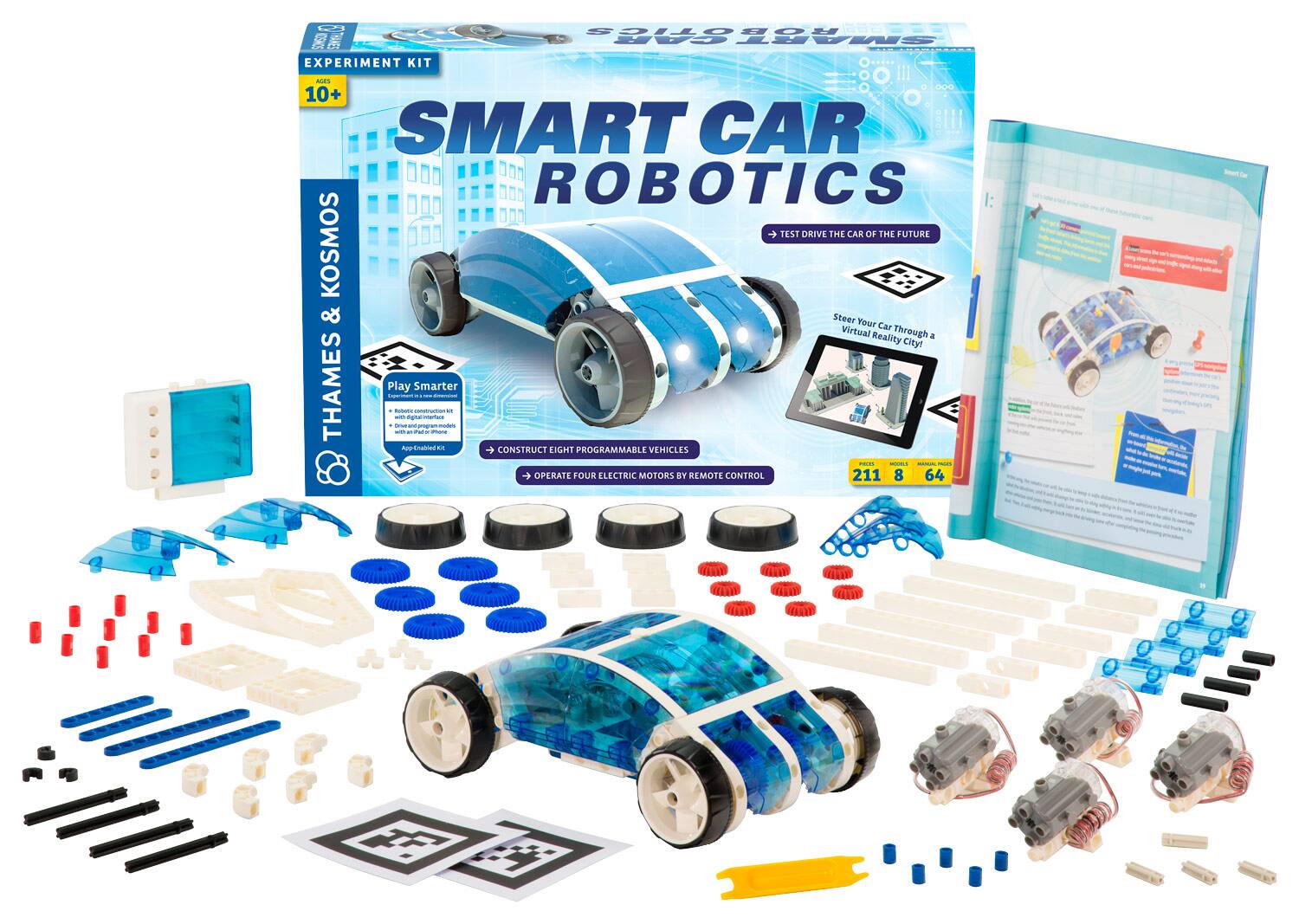 Thames & Kosmos - Smart Car Robotics - White/Blue/Red - Larger Front