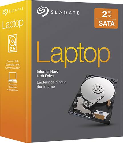 Seagate - 2TB Internal SATA Hard Drive for Laptops - Multi - Larger Front