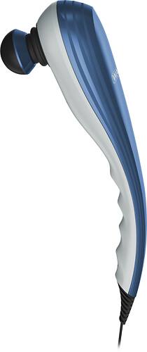 Wahl - Deep-Tissue Percussion Therapeutic Massager - Blue/Silver - Left