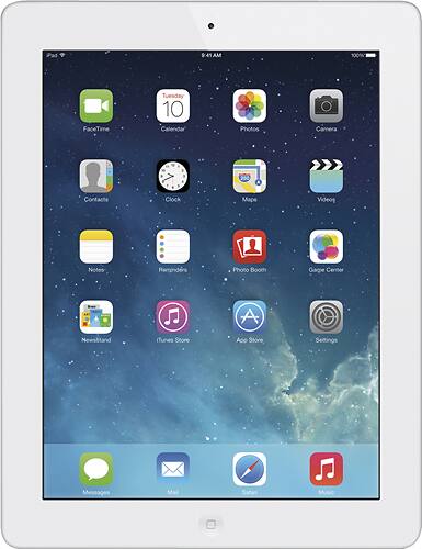 Apple iPad 4 with 9.7" Retina Display 128GB Wi-Fi Tablet (White) + Free Duo Pinball for iPad