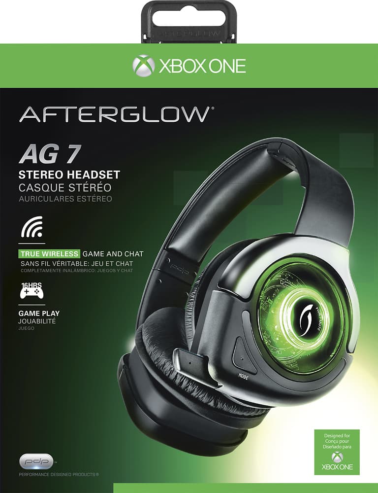 Afterglow - AG7 True Wireless Stereo Gaming Headset for Xbox One - Black - AlternateView14 Zoom