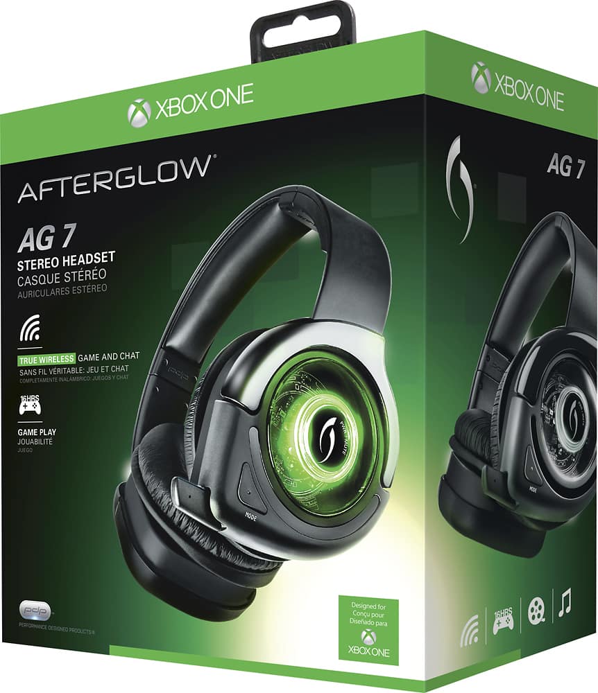 Afterglow - AG7 True Wireless Stereo Gaming Headset for Xbox One - Black - AlternateView15 Zoom