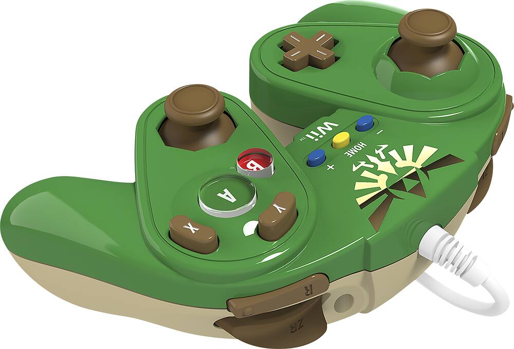 PDP - Fight Pad for Nintendo Wii U and Wii - Green - AlternateView17 Zoom