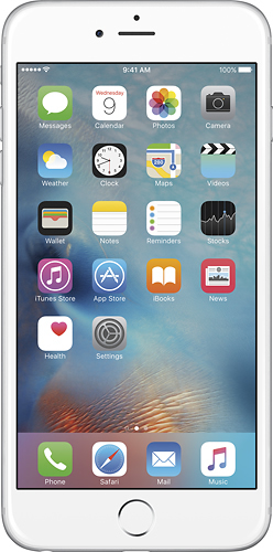 Apple iPhone 6 Plus 64GB Silver MGAV2LL/A - Best Buy