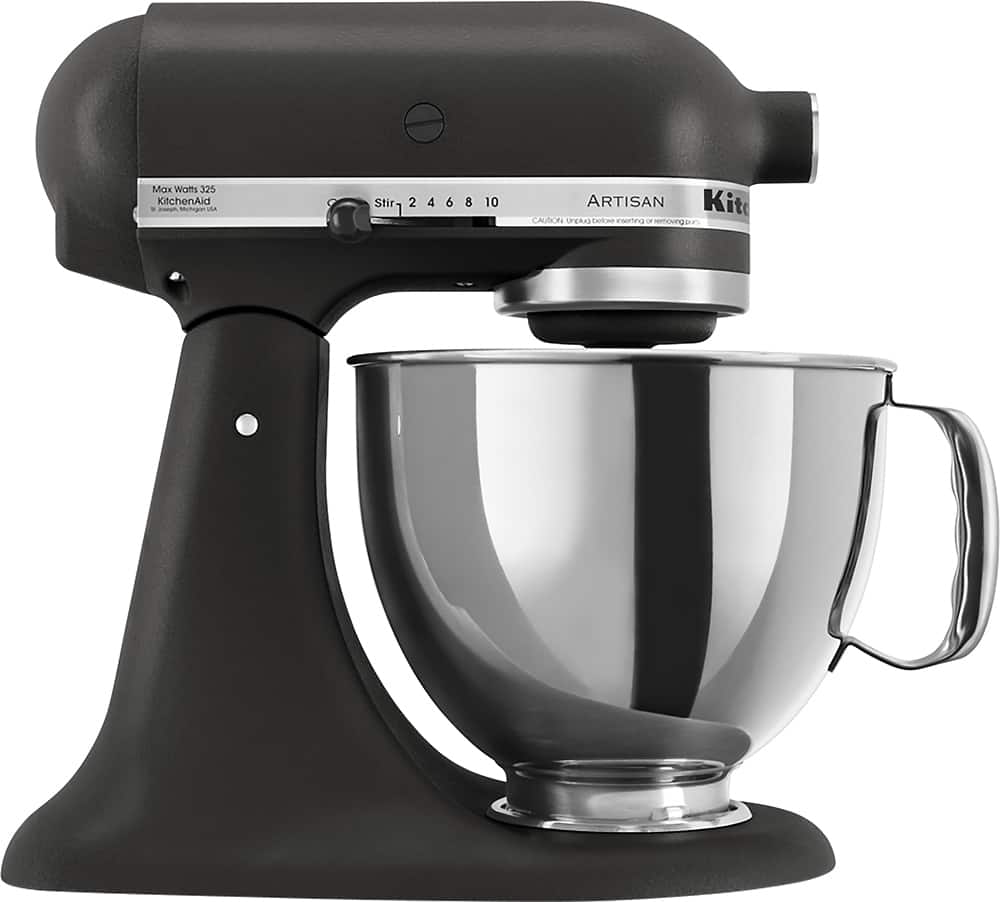 KitchenAid - Artisan Series Tilt-Head Stand Mixer - Imperial Black - Angle Zoom