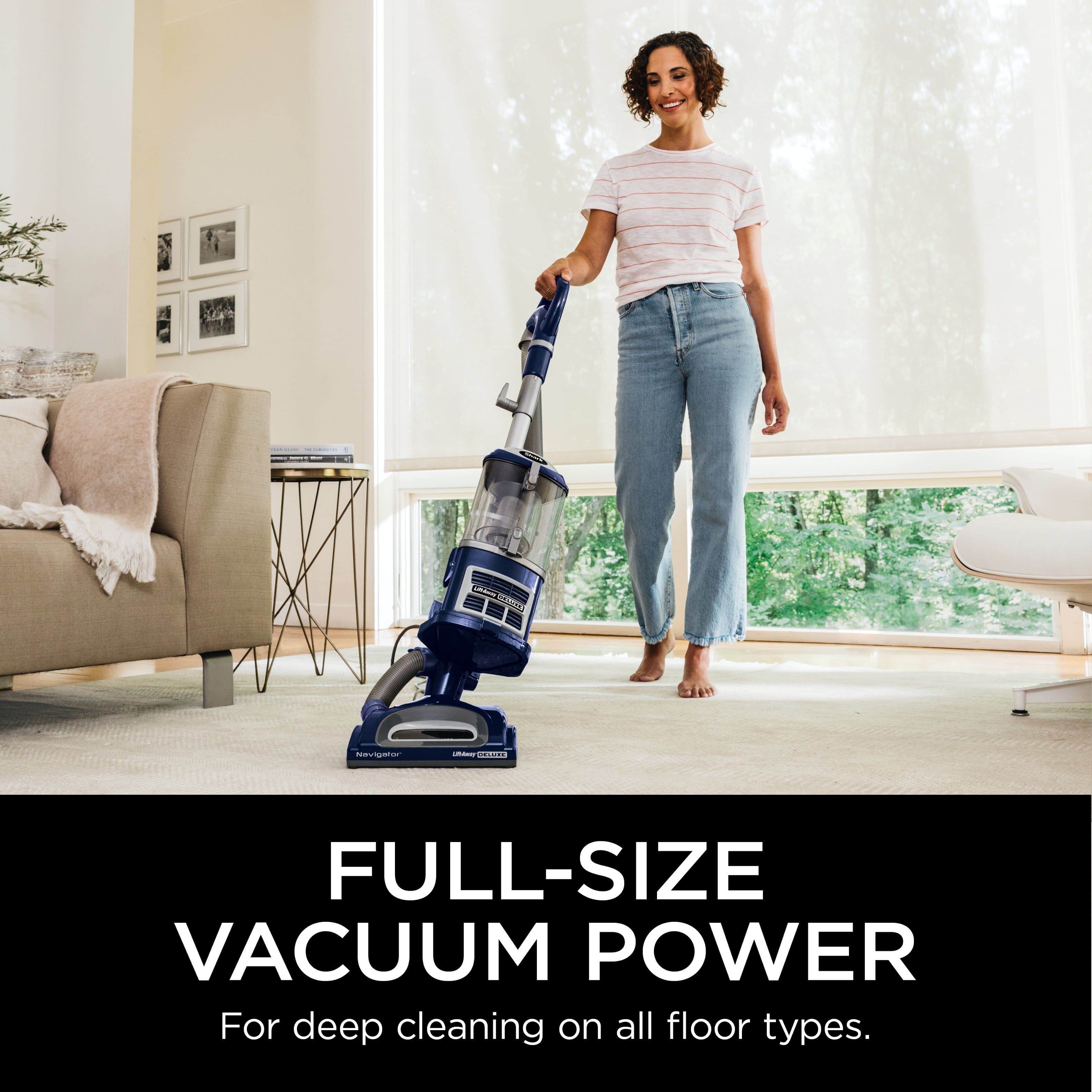 Shark - Navigator Lift-Away Deluxe Bagless Upright Vacuum - Blue - AlternateView16 Zoom
