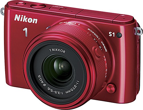 Nikon 1 S1 10.1MP Digital Camera with 11-27.5mm, f/3.5-5.6 Lens