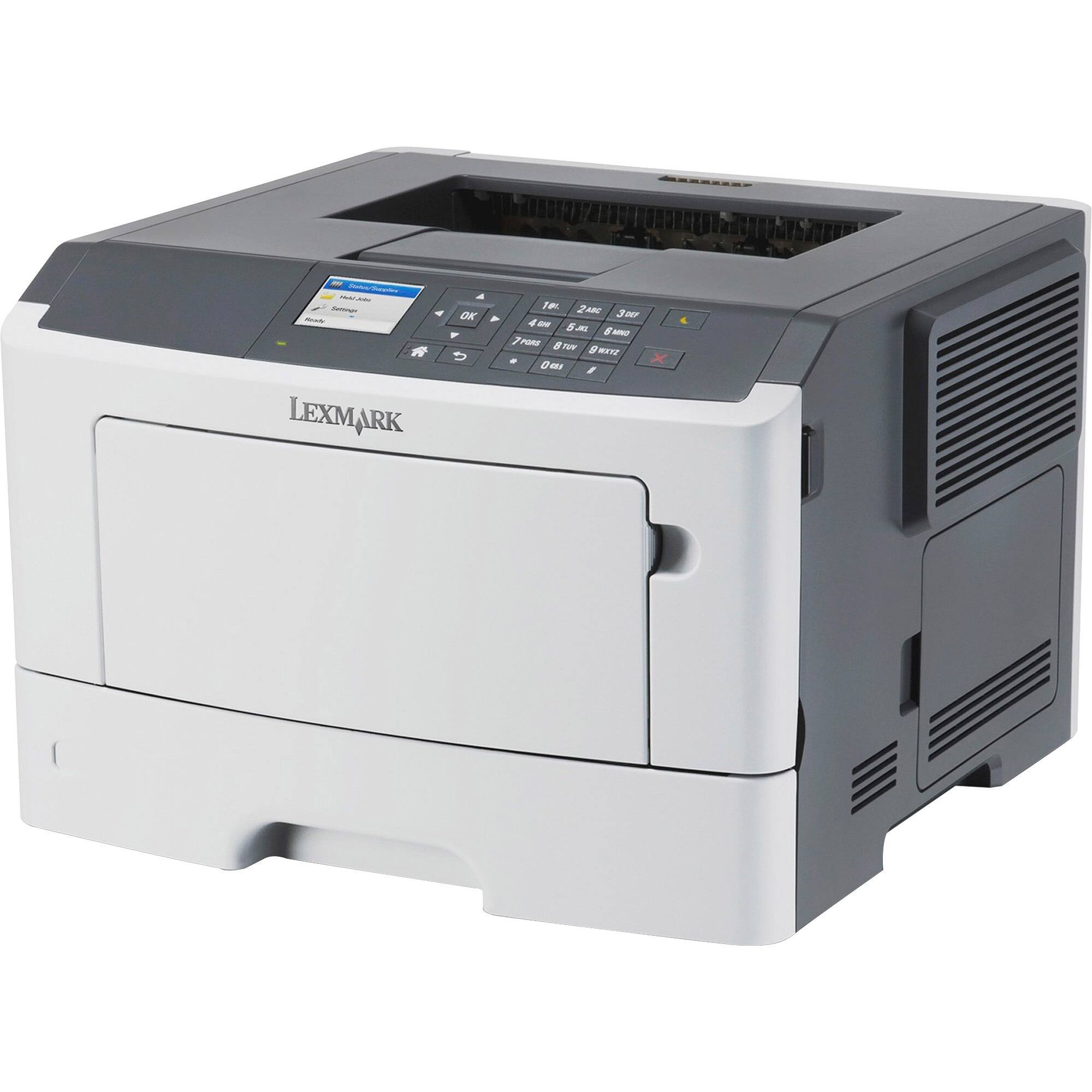 Best Buy Lexmark Ms Dn Black And White Printer White Black S