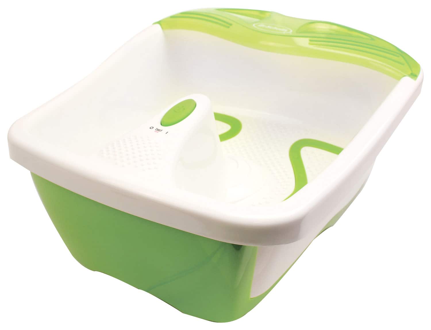Dr. Scholl's - Bubbling Toe-Touch Foot Spa - White/Green - Angle