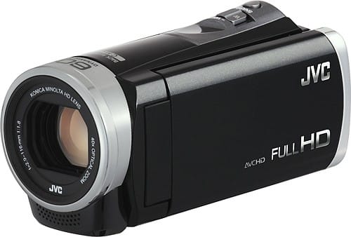 JVC Everio GZE306BUS HD Flash Memory Camcorder - Black