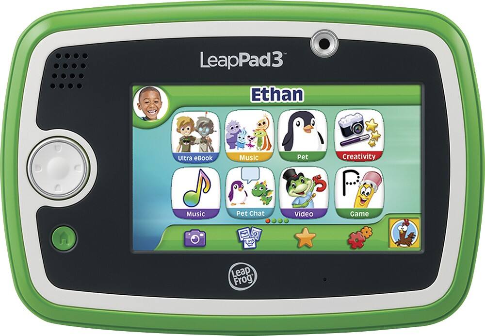 LeapFrog - LeapPad3 Kids' Learning Tablet - Green - Front Zoom
