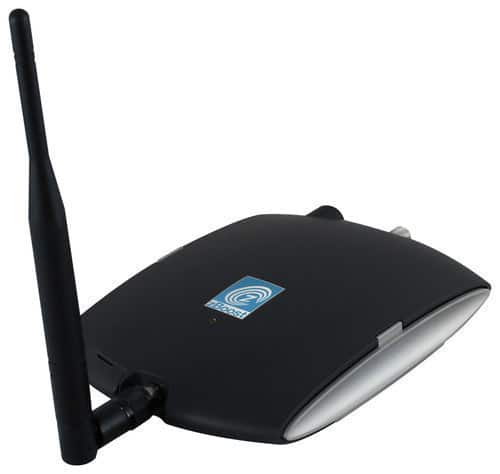 zBoost - TRIO SOHO Xtreme Cell Phone Signal Booster - Black - Angle