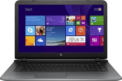 HP - Pavilion 17.3" Laptop - Intel Core i7 - 6GB Memory - 750GB Hard Drive - Natural Silver - Larger Front