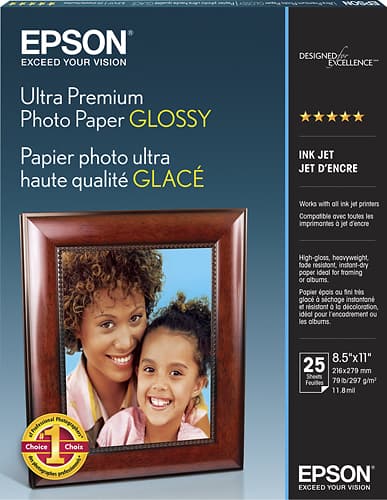 Epson - Ultra Premium High-Gloss Photo Paper - White - Alternate View 13