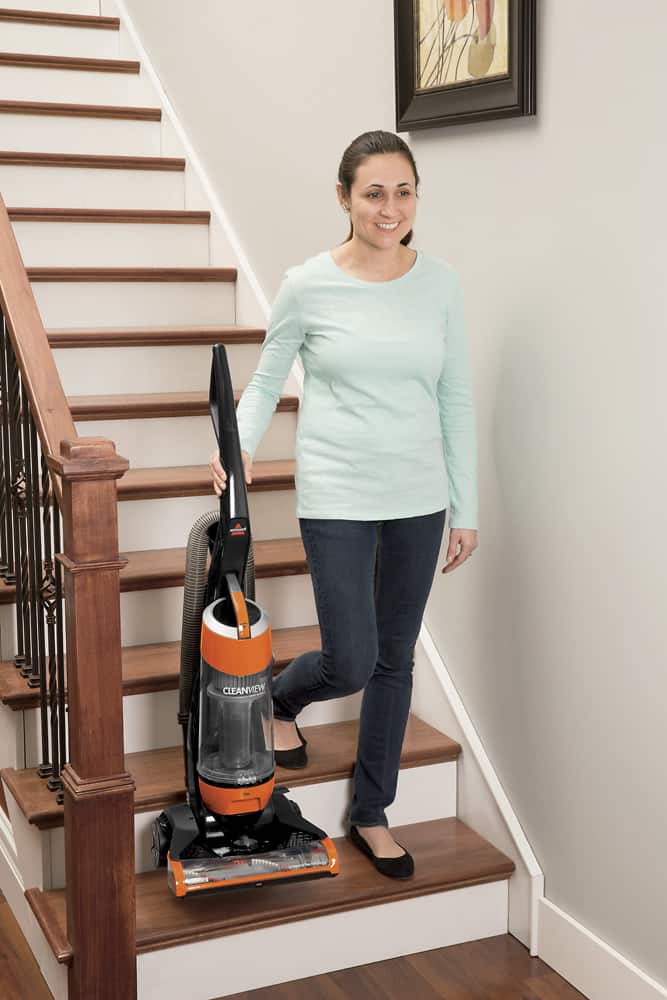 BISSELL - CleanView Bagless Upright Vacuum - Samba Orange - AlternateView13 Zoom