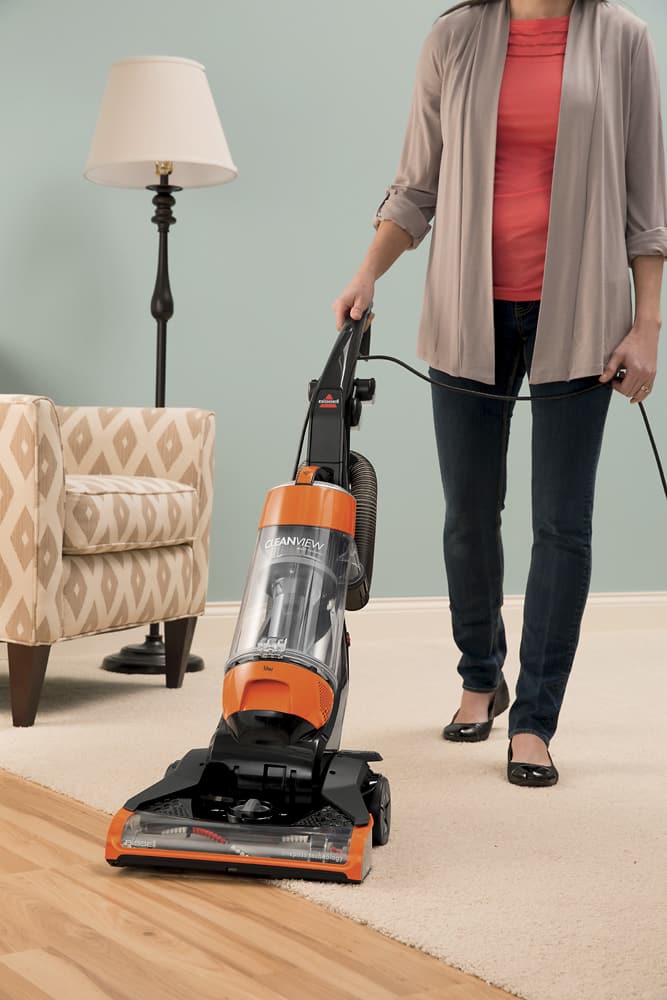 BISSELL - CleanView Bagless Upright Vacuum - Samba Orange - AlternateView15 Zoom