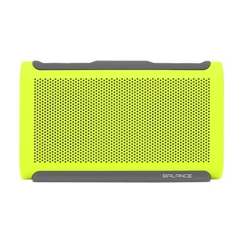 BRAVEN - Balance Portable Bluetooth Speaker - Lime/Gray - Larger Front