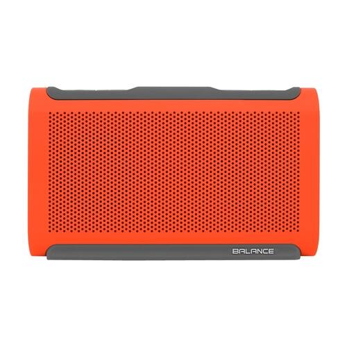 BRAVEN - Balance Portable Bluetooth Speaker - Sunset Orange/Gray - Larger Front