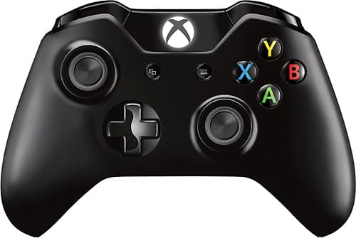 Microsoft - Xbox One Wireless Controller - Black - Larger Front