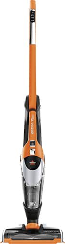 BISSELL - BOLT Bagless Cordless 2-in-1 Handheld/Stick Vacuum - Samba Orange/Sparkle Silver - Larger Front