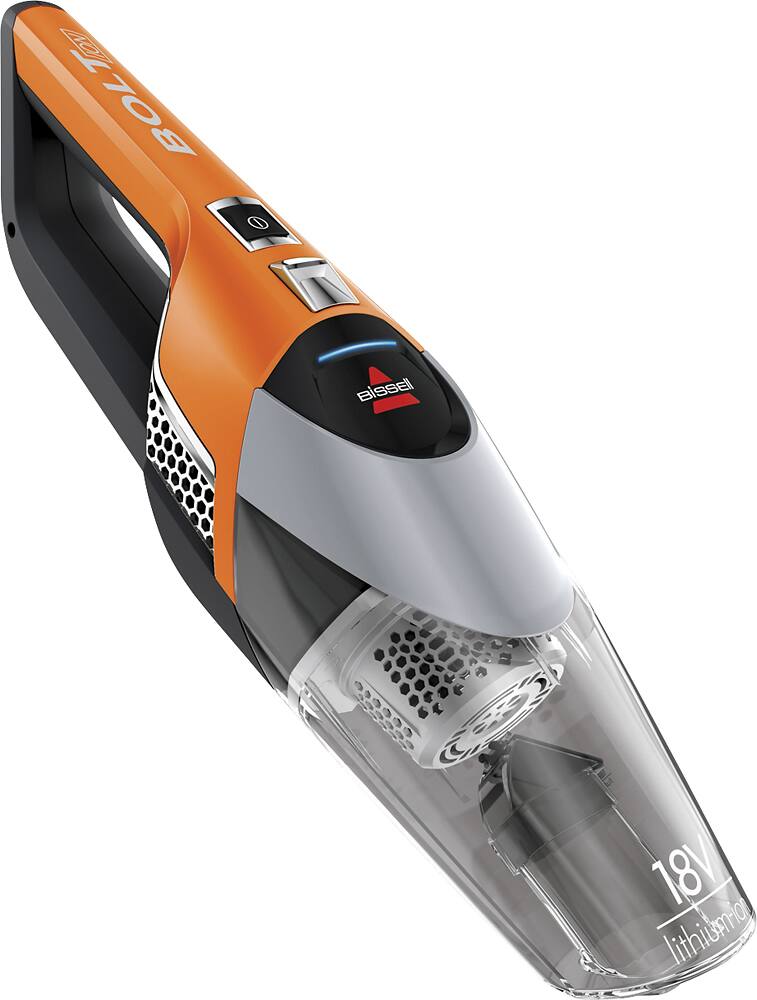 BISSELL - BOLT Bagless Cordless 2-in-1 Handheld/Stick Vacuum - Samba Orange/Sparkle Silver - AlternateView13 Zoom