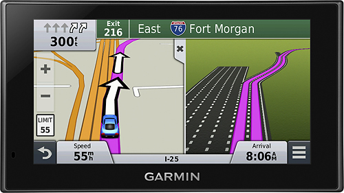 Garmin - nüvi 2689LMT 6" GPS with Built-In Bluetooth, Lifetime Map Updates and Lifetime Traffic Updates - Black - Larger Front