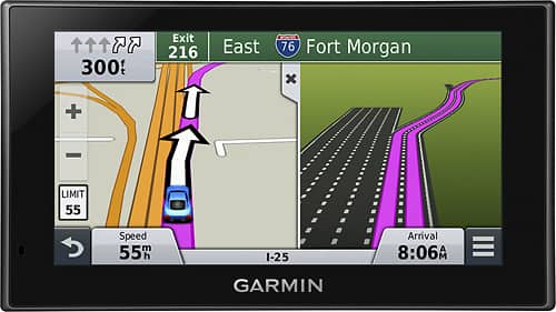 Garmin - nĂ¼vi 2689LMT 6" GPS with Built-In Bluetooth, Lifetime Map Updates and Lifetime Traffic Updates - Black - Larger Front